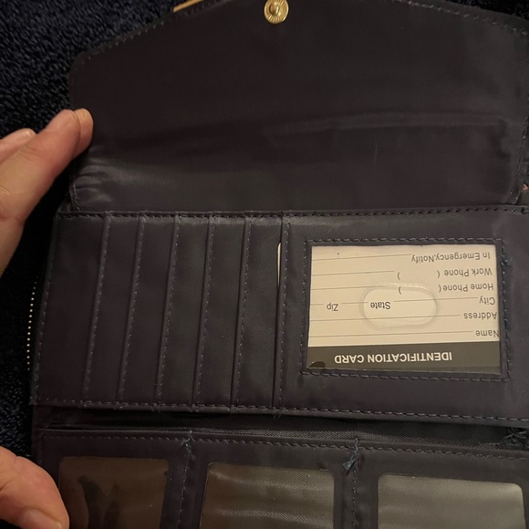 Butterfly Floral Black Wristlet Clutch - Picture 3 of 10